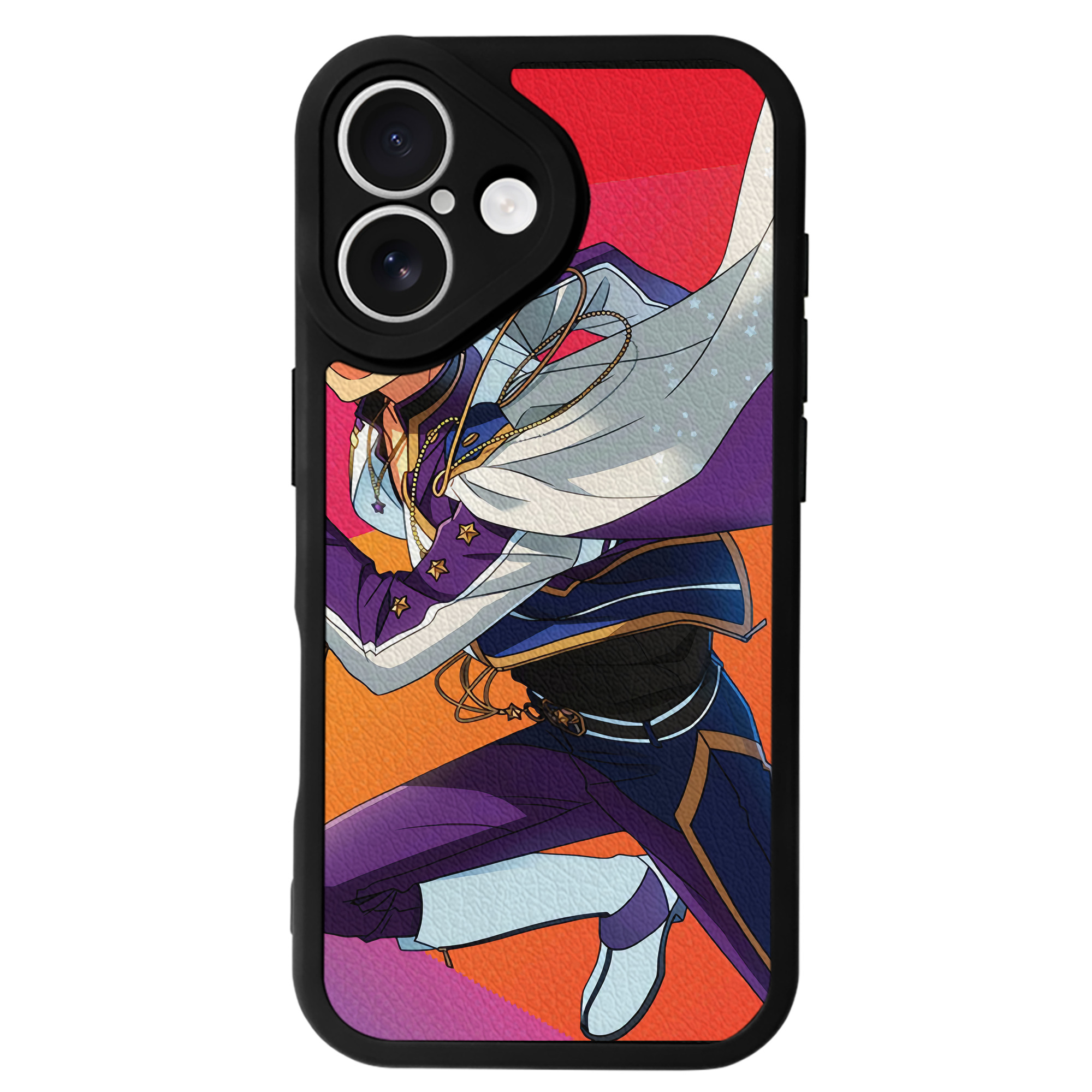 （画像用） あんさんぶるスターズ! Ensemble Stars 【iPhone 16シリーズ対応】シリコンスマホケース（レザー調） 材質：シリコン